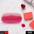 Leakproof Travel Soap Box with lid securely closed, ready for travel.