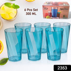 Elegant highball glasses from the Serve Stellar drinking glasses set.