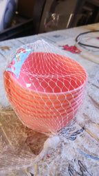 Arrangement of small durable plastic bowls, ready for daily use.