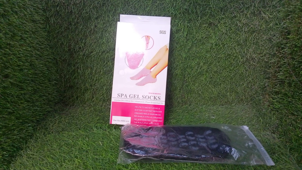 Cracked heel silicone gel socks for foot repair