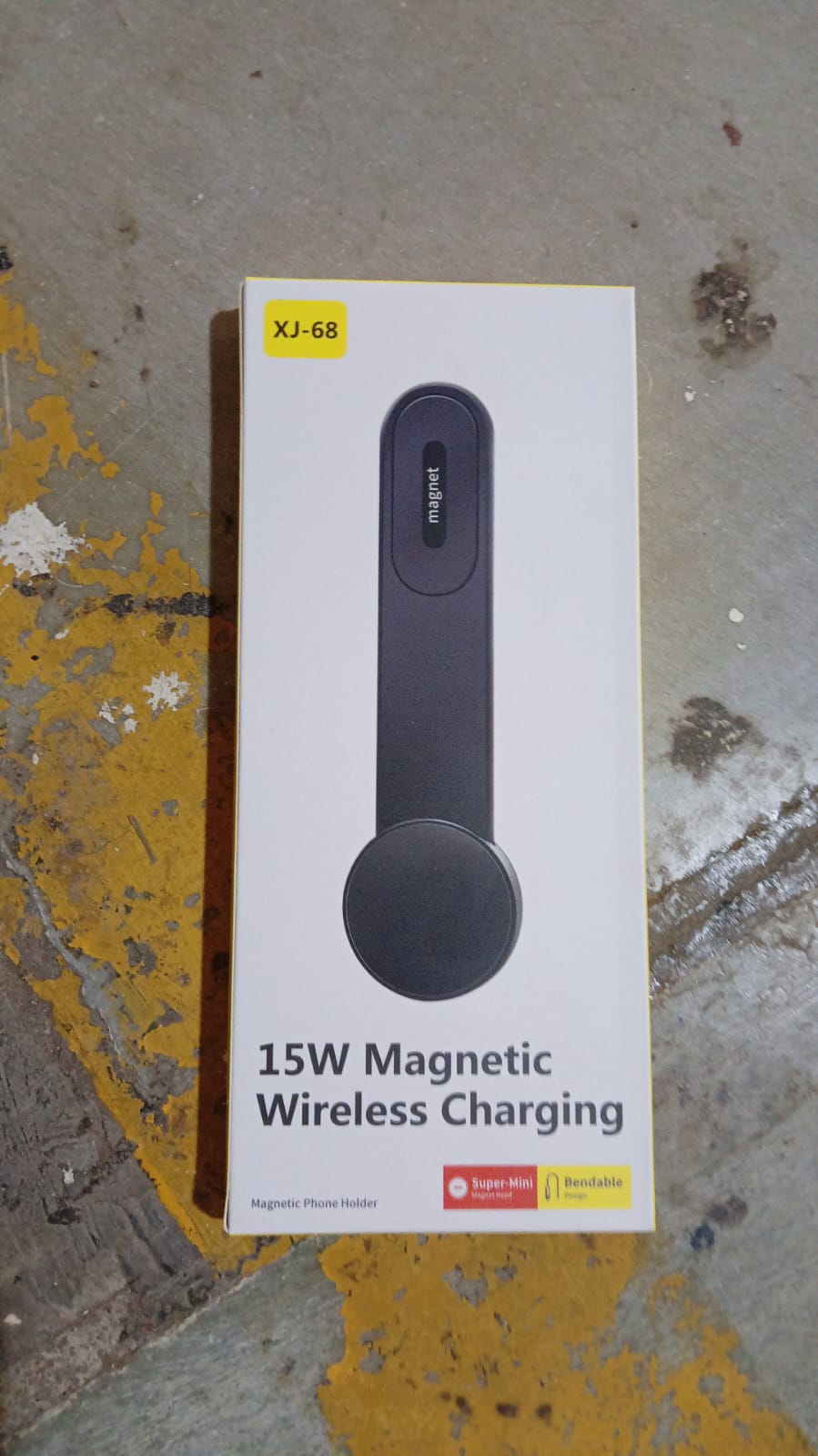 Bumpy road resistant wireless phone holder for vehicles