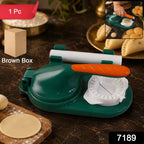 Using the empanada and dumpling press for shaping snacks