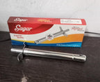 Modern design of the stainless steel electronic gas lighter for gas stoves.