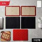 Non-stick silicone baking mats perfect for cookies and pastries