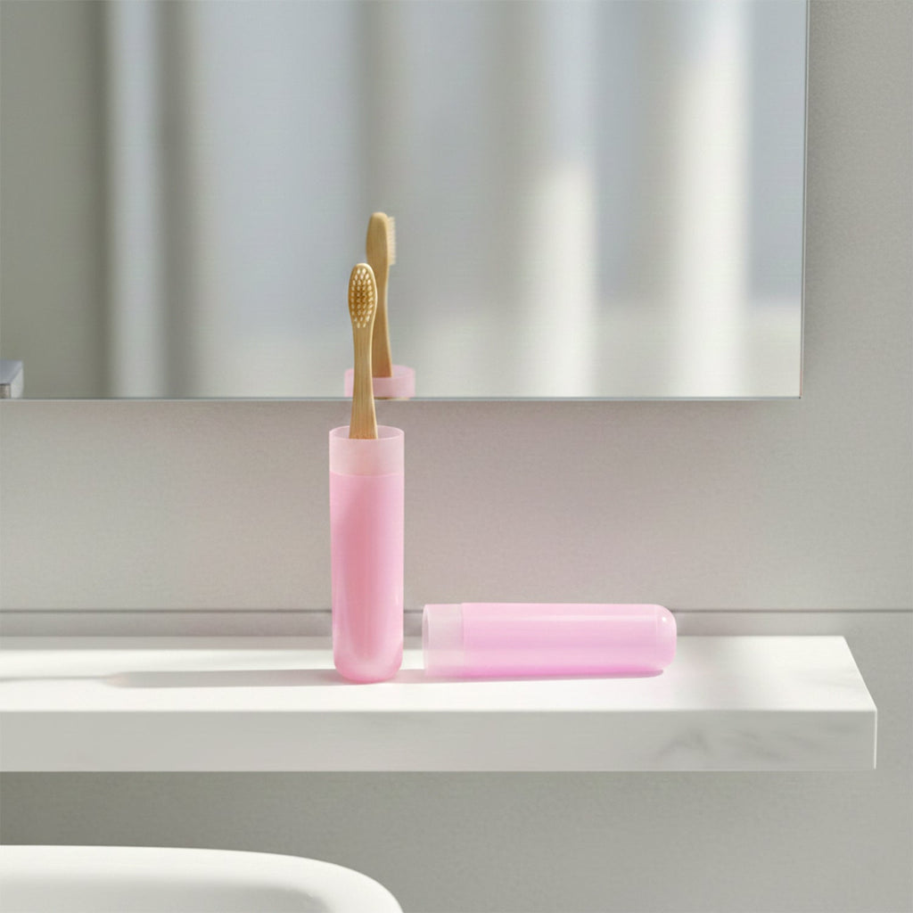 Rear view of the 2-in-1 Toothbrush showing the integrated tongue cleaner.