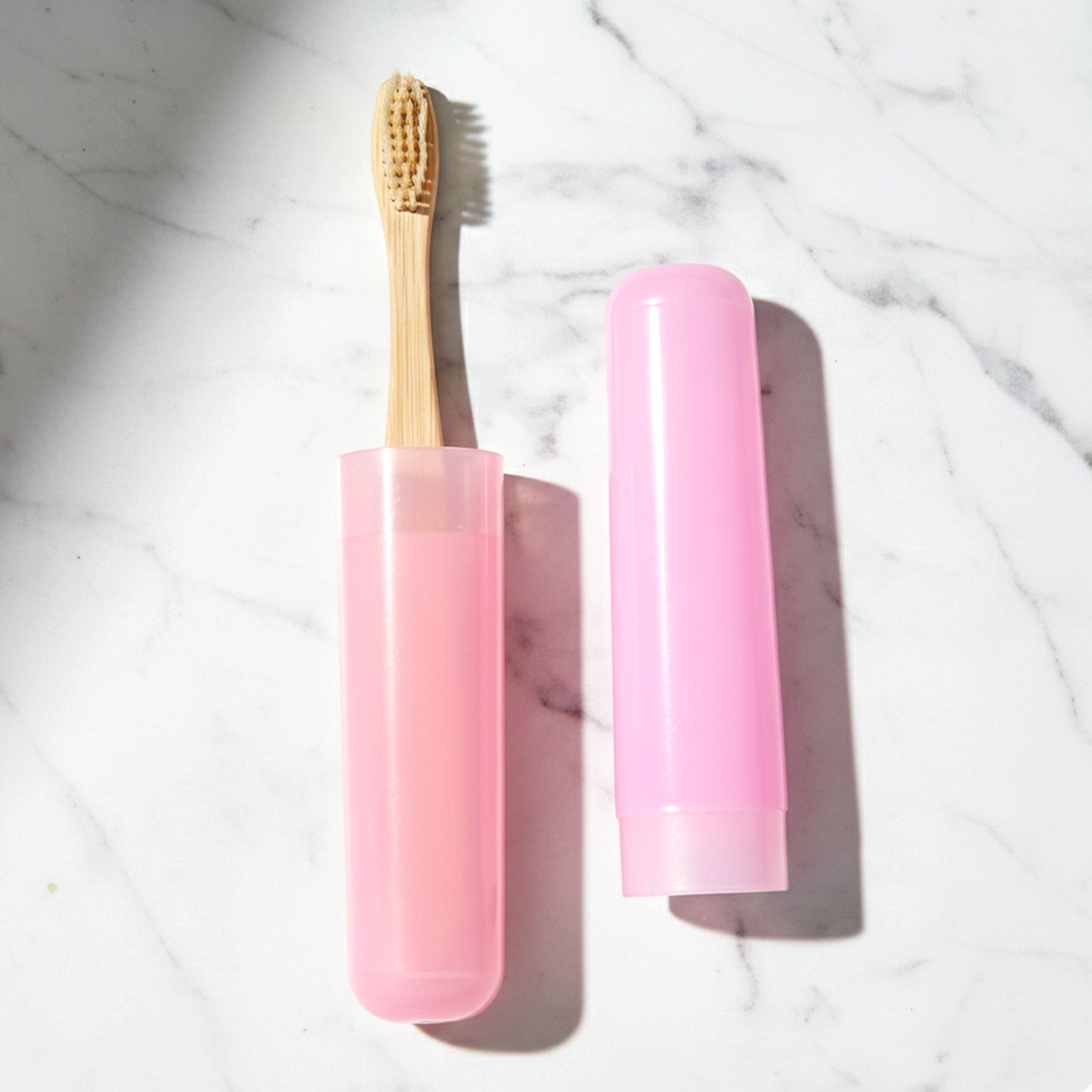 The included protective cover for the 2-in-1 Toothbrush, ideal for travel hygiene.