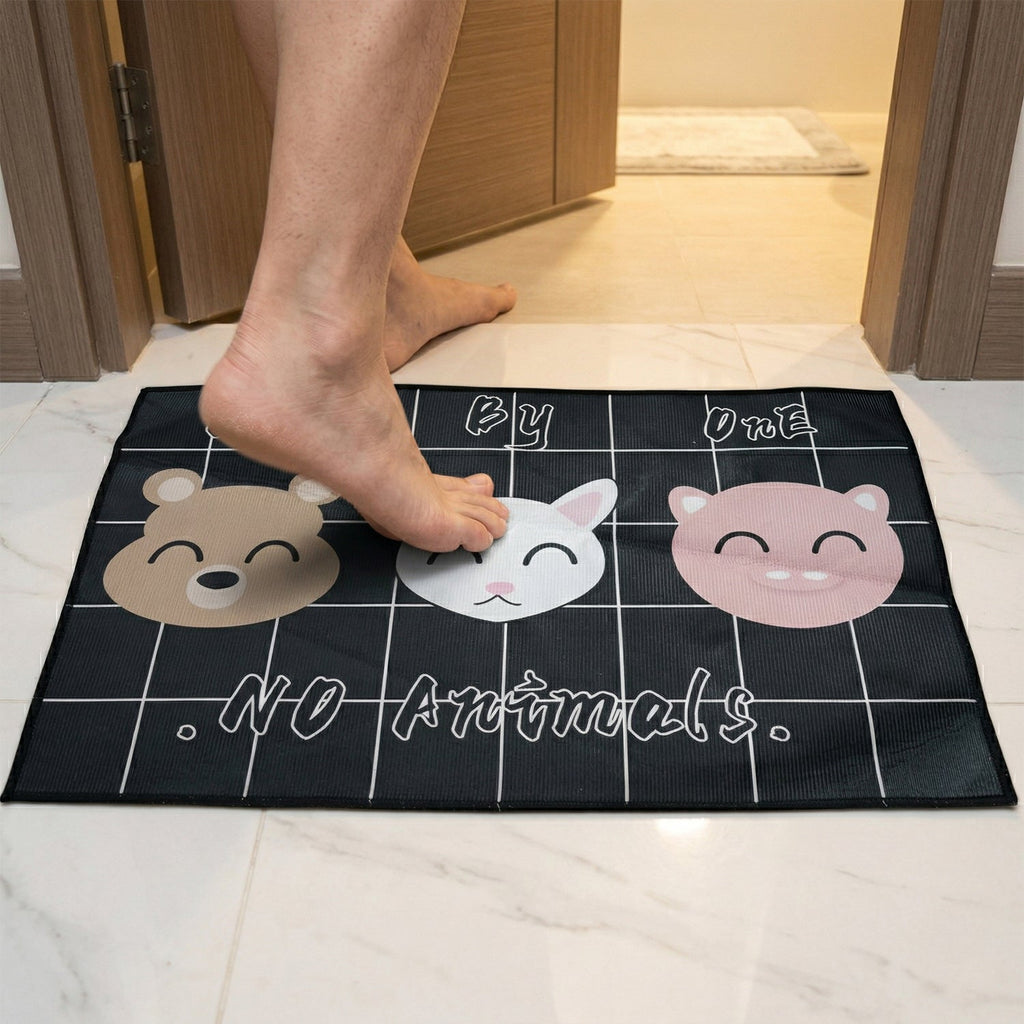 Anti-skid printed mats suitable for kitchen and hallway
