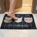 Anti-skid printed mats suitable for kitchen and hallway