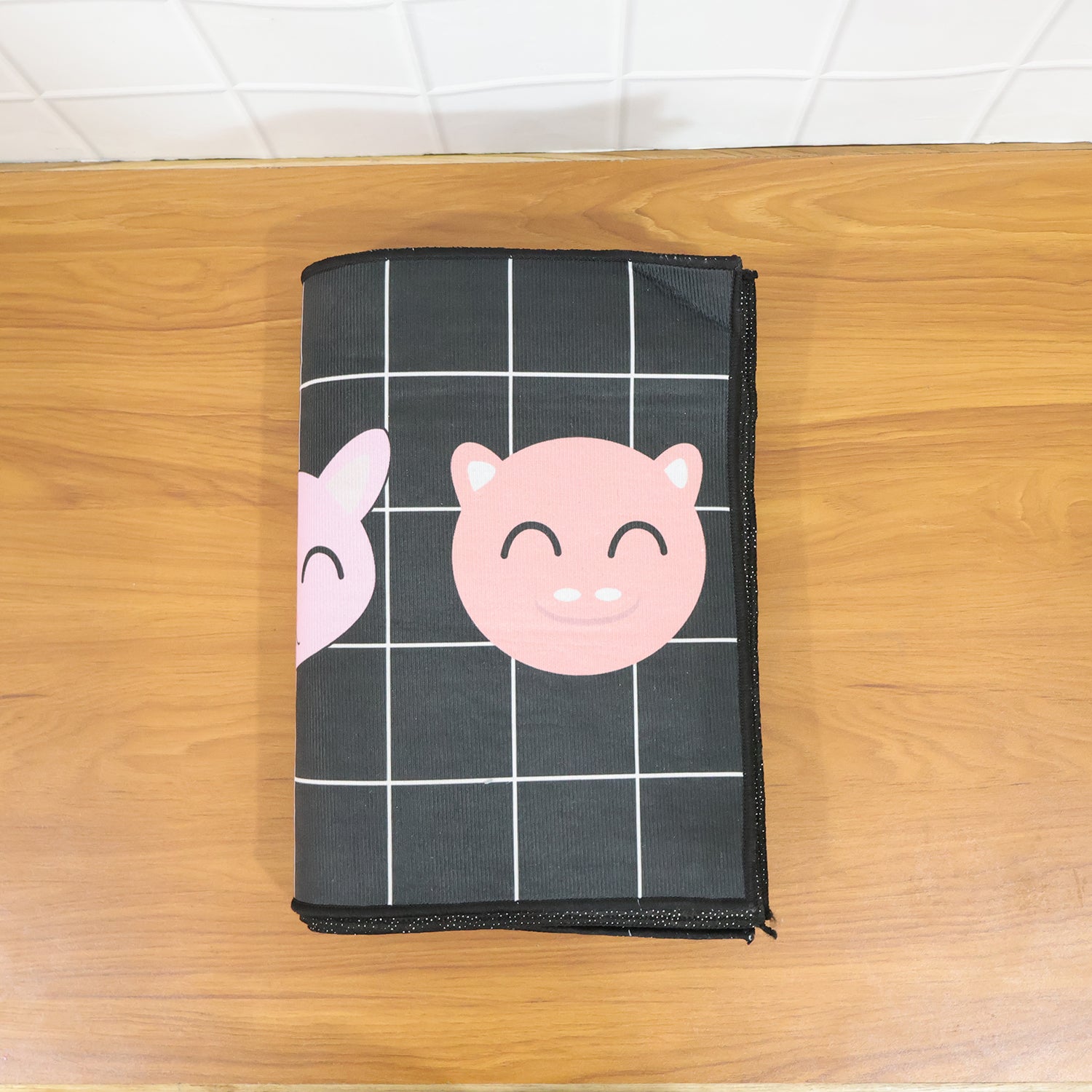 Printed runner mats for floor protection and decor