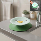 Silicone sink drain strainer with duck shape for kitchens and bathrooms
