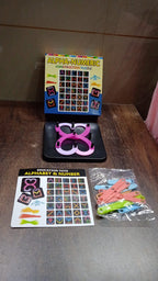 Vibrant construction puzzle pieces designed to engage young minds.