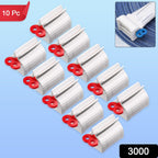Single durable plastic tube squeezer key for efficient dispensing