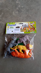 Variety of wildlife toy figures ideal for kids’ imaginative jungle and safari play