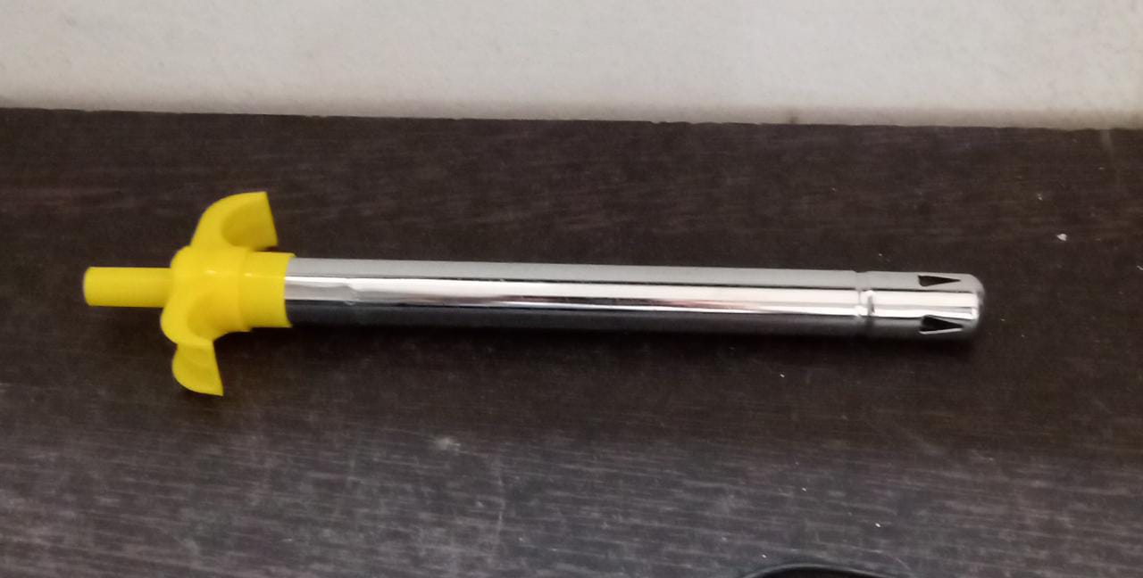 Sturdy stainless steel gas lighter ensuring safe and long-lasting stove ignition.