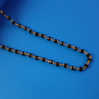 Festive traditional black beads mangalsutra necklace for women