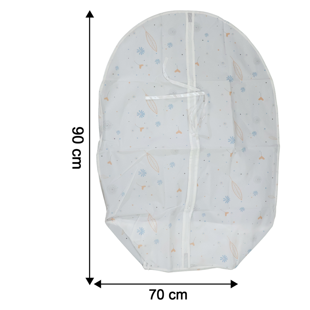 Size specification of non-woven garment storage cover with 70 by 90 cm dimensions