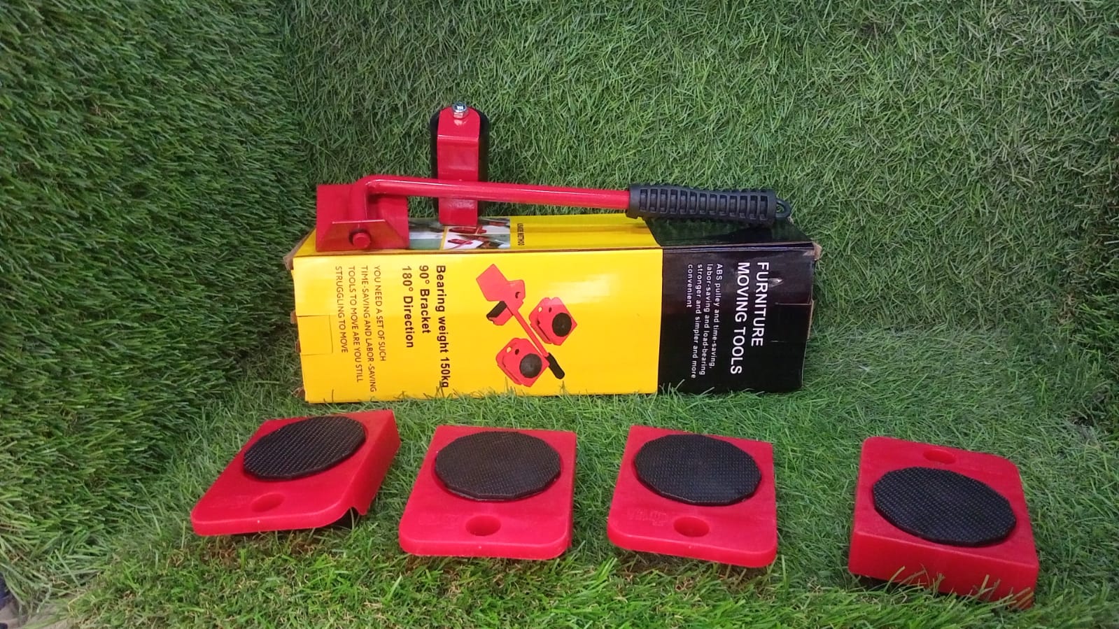 Detailed view of the furniture lifter's components, highlighting quality craftsmanship.
