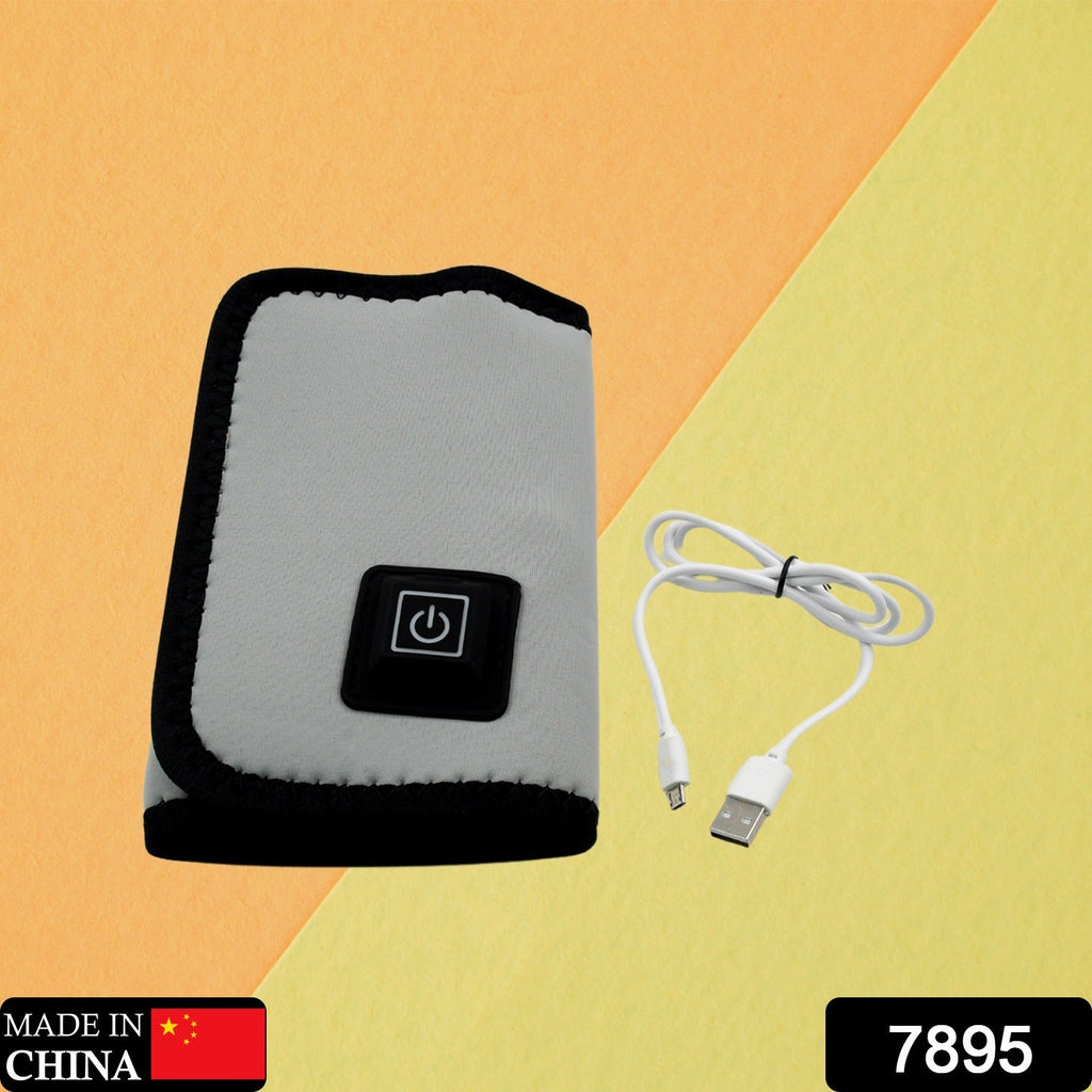 Portable Hand Heating Strap with USB cable for convenient far infrared therapy.