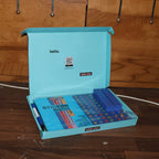 Colorful magnetic play board for kids' learning routines