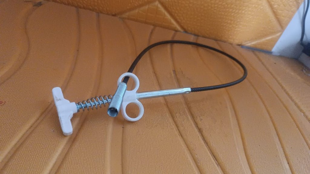 Detailed view of the multi-tooth claw on the Drain Cleaner Tool for effective blockage removal.