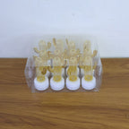 Decorative cactus shaped flameless LED candles lit up adding ambient lighting