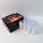 Smokeless LED candle set showcasing eco-friendly, elegant design