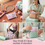 Soft wet wipes with colorful cartoon print for kids