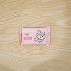 Wet wipes in use for kids' hygiene