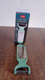 Vegetable grater and peeler compact combo ideal for kitchen prep
