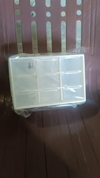 Plastic drawer organizer with 9 compartments suitable for craft items