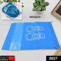 Close-up of the transparent window on a non-woven fabric waterproof shoe bag, showing contents.