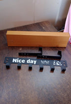Over door hook hanger rack in strong black carbon steel material