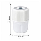 Compact garlic chopper measuring 12.5 cm in height