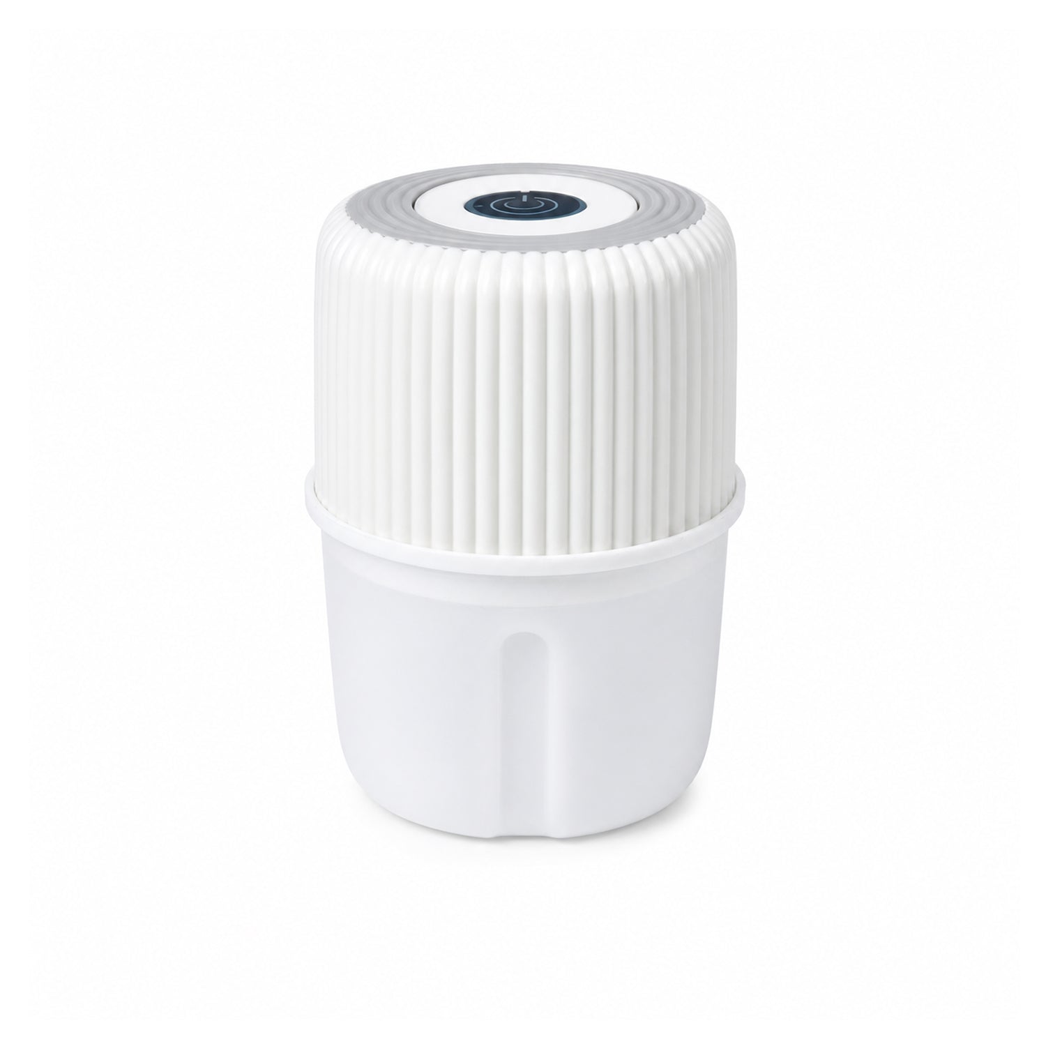 Mini garlic chopper on white background