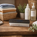 Cloth Wash Brush with Wooden Handle and Nylon Bristles