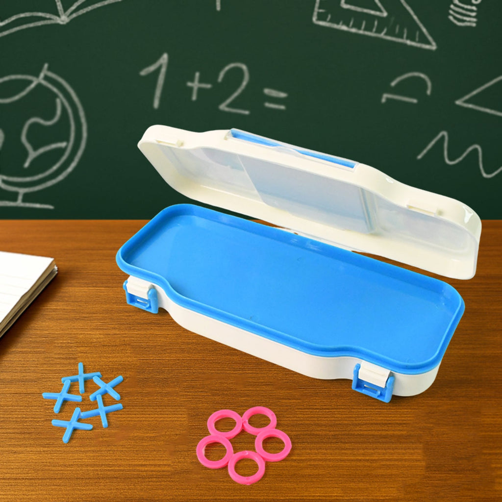 Kids pencil box with spacious interior and cartoon fairy design