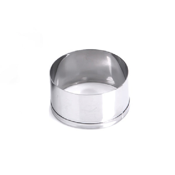 The complete stainless steel cookie cutter set displaying all four distinct shapes.