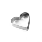 The multi-shape stainless steel cookie cutter set ready for creative kitchen use.