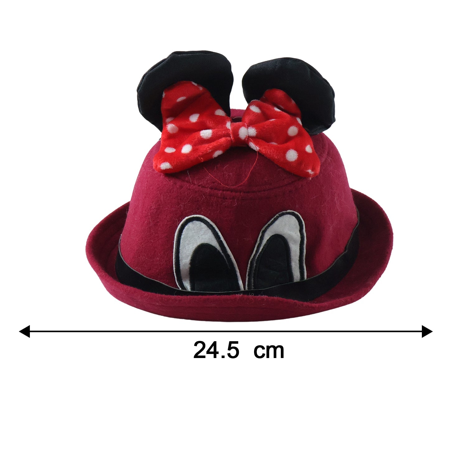 Size display of winter bucket cap