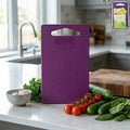 Unbreakable cutting board front view made of food-grade plastic by Supermom