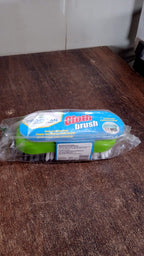 Durable multi-surface cleaning brush with non-slip handle