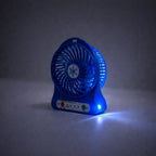 Lightweight portable mini table fan suitable for travel and outdoor use
