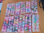 Mixed design colorful spiral hair clips suitable for children