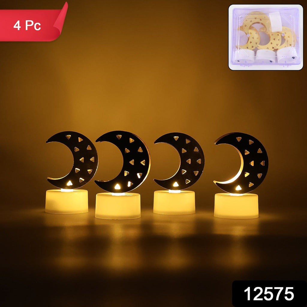 Lumi Moon Candles glow warmly for home and event decoration