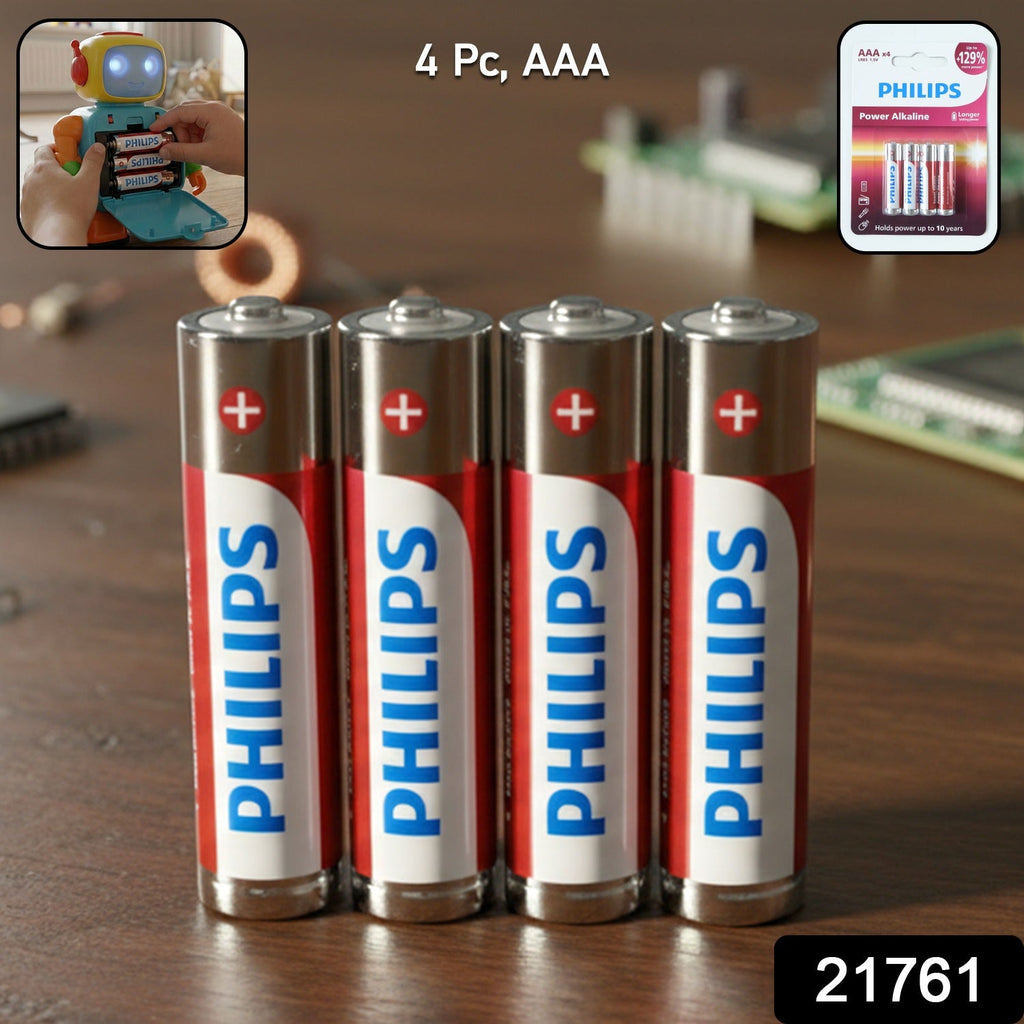 Close-up of alkaline AAA batteries showing durable power cells