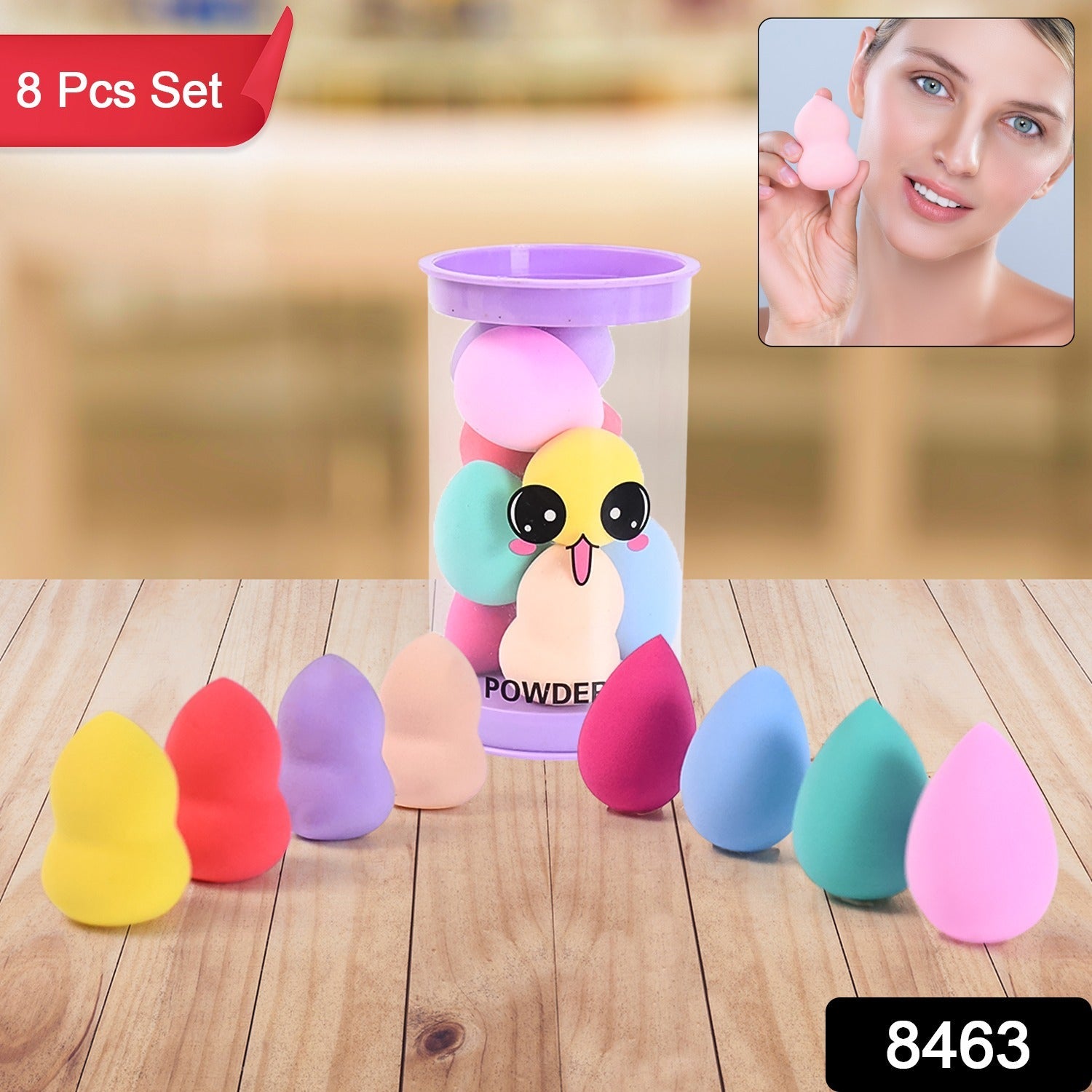 Silk soft mini powder puff sponge for makeup application