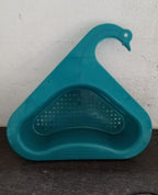 Versatile swan-shaped strainer suitable for wash basins and effective sink drainage.