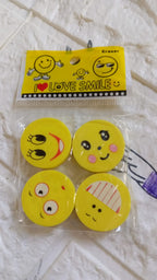 The complete emoji eraser set neatly presented on a clean white background.