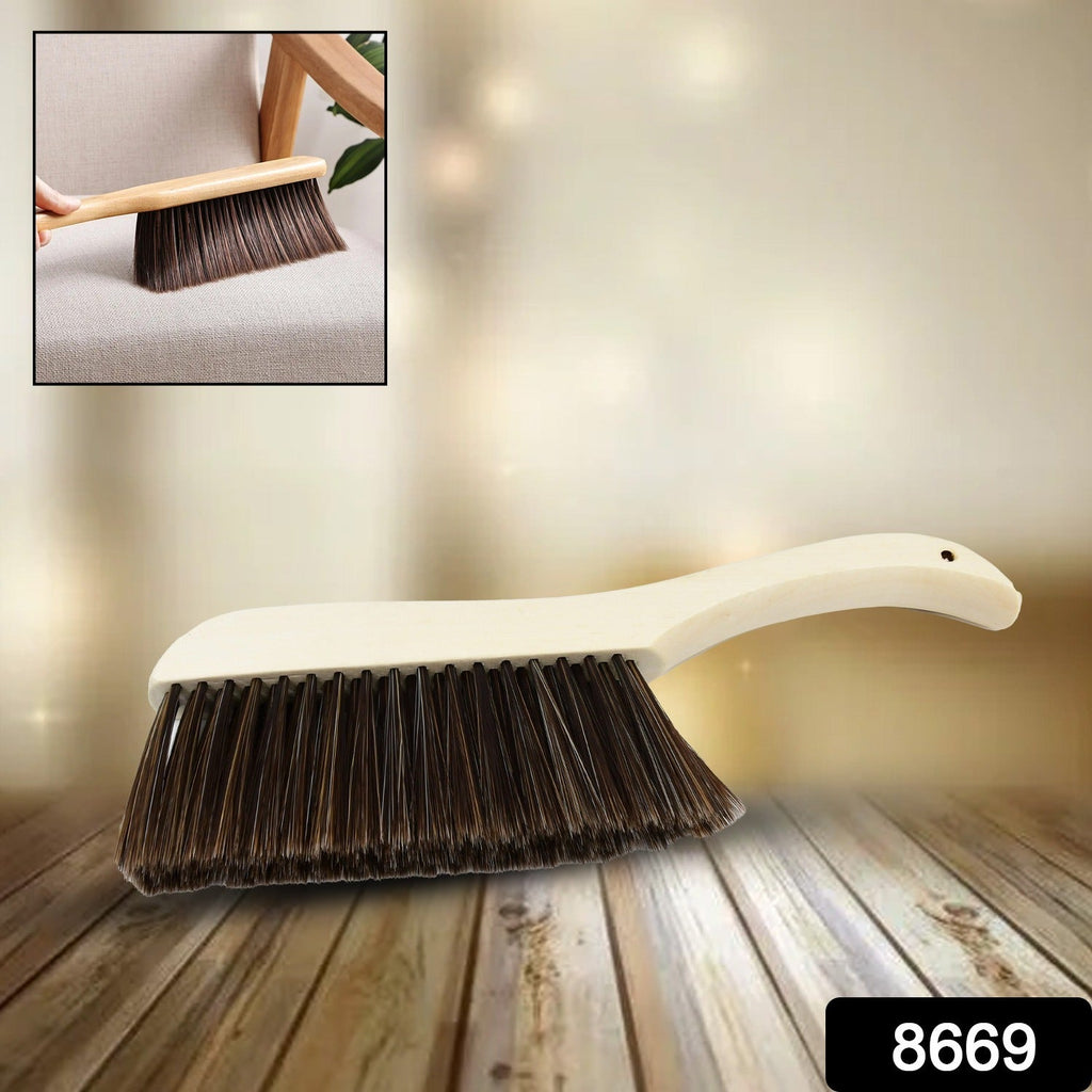 Effective bed sheet duster cleaning brush removing dust and lint from delicate bedding.