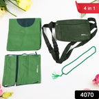 Close-up of the durable shoulder bag from the Hajj Kit, ideal for carrying pilgrimage essentials.